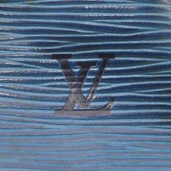 Authentic Louis Vuitton Epi Petit Noe Shoulder Drawstring Bag Blue - Picture 12 of 16